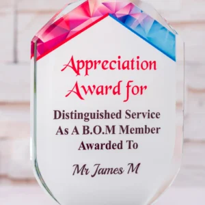 New Patterned Top Glass Awards