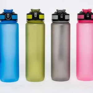 1 Litre Plastic Bottles with Straw