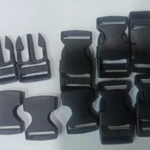 Black Plastic Side-Release Buckles