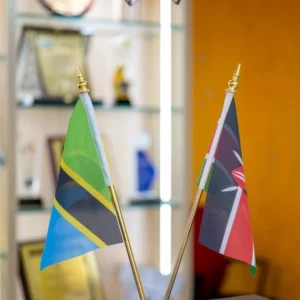 Double Table Flag Stand - A3 Size