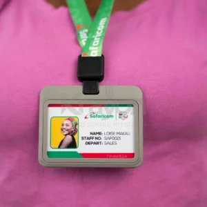 Double-Sided Printed Job ID Card with Printed Lanyard & Yo-Yo - Image 2