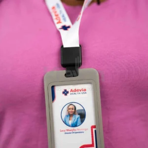 Single-Sided Printed Job ID Card with Printed Lanyard & Yo-Yo - Image 2