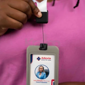 Single-Sided Printed Job ID Card with Printed Lanyard & Yo-Yo