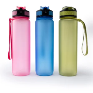 1 Litre Plastic Bottles with Straw - Image 5