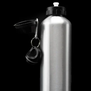 Silver Bottles with Two Lids
