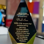 Affordable Black & Gold Diamond Acrylic Award Nairobi – Best Affordable by Foreverbrand 0741371516