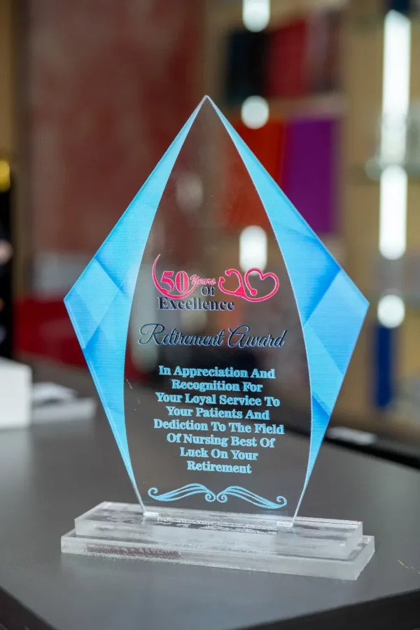 Diamond Shaped Acrylic Award Nairobi – Best Premium Crystal Look by Foreverbrand 0741371516