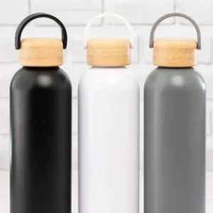 Double Wall Flask with Bamboo Base and Cap Nairobi Call WhatsApp 0741371516 Foreverbrand