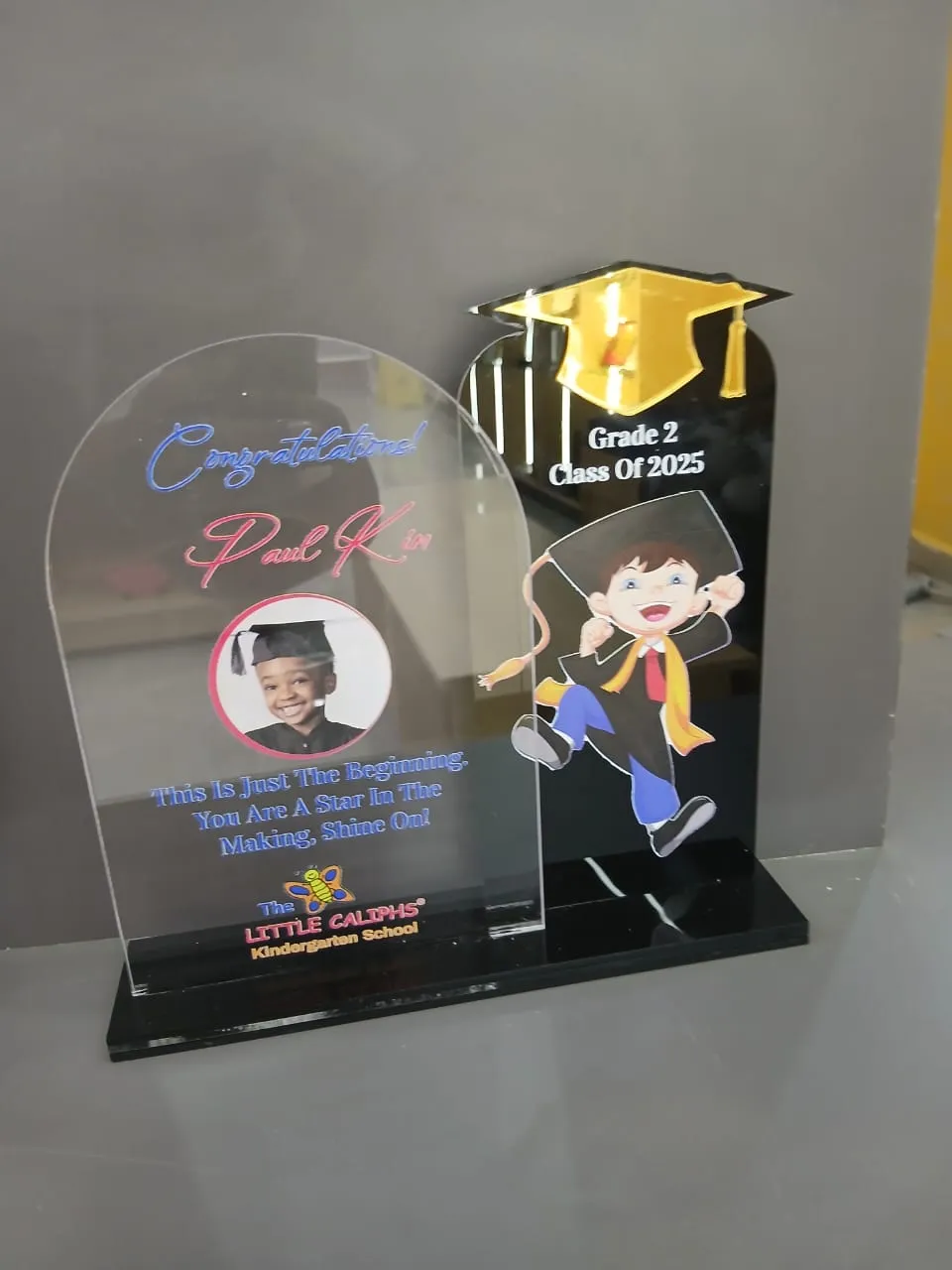 Graduation Acrylic Awards Nairobi – Clear & Black Plaques | Call ...