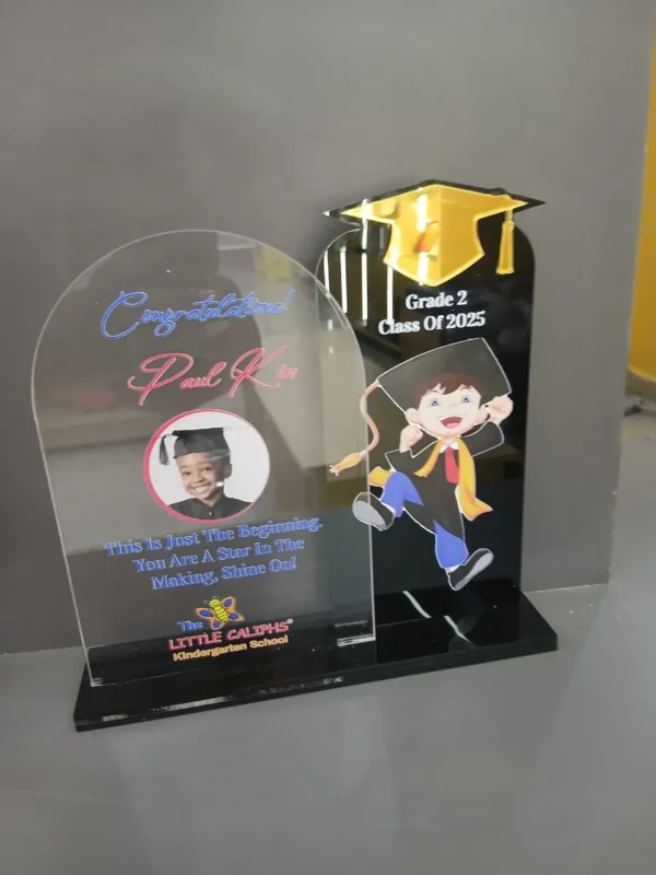 Graduation Acrylic Awards Nairobi – Clear & Black Plaques Call WhatsApp 0741371516 Foreverbrand
