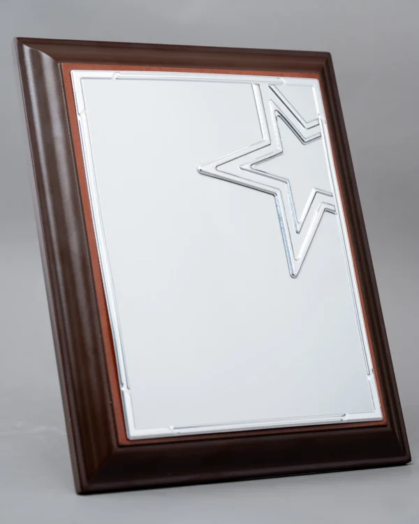 A4 Wooden Rectangular Award with Star Motif Nairobi | Call / WhatsApp 0741371516 | Foreverbrand