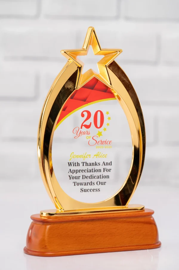 Metallic Awards and trophies